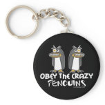 Obey The Crazy Penguins Keychains