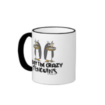Obey The Crazy Penguins Mugs - Customised