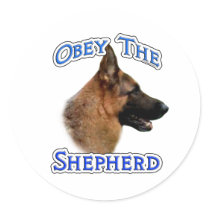 Obey the German Shepherd - Sticker
