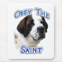 Obey the Saint Mouse Pads