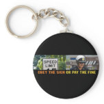 Obey the Sign Keychain