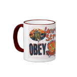 Obey the USSA the Scream Mug