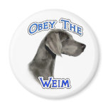 Obey the Weimaraner - Magnet
