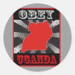 Obey Uganda Stickers