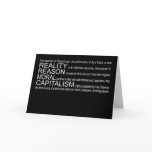 Objectivism Greeting Card