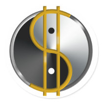 Objectivist Yin/Yang  stickers