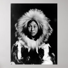 Obleka, an Eskimo Woman: 1907 Print