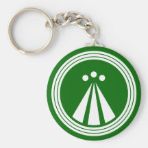 OBOD Symbol on Blk Key Chain