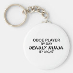 Oboe Deadly Ninja by Night Key Chain