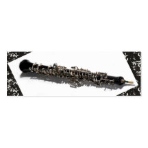 Oboe Marks the Spot Business Card Templates