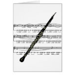 Oboe musical 01 B Card