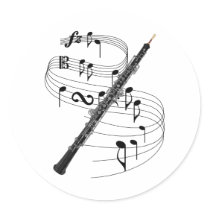 Oboe Sticker