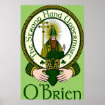 O'Brien Clan Motto Poster Print
