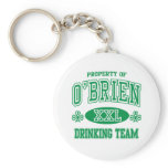 O'Brien Irish Drinking Team keychains