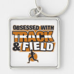Obsessed With Track and Field Keychain