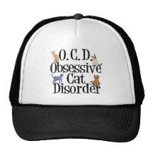 Obsessive Cat Disorder Mesh Hats