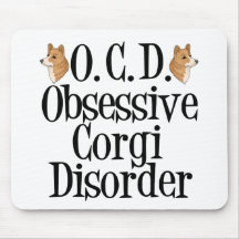 Obsessive Corgi Disorder Mouse Pads