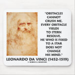 Obstacles Cannot Crush Me Fixed To A Star Quote mousepads