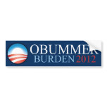 Obummer - Burden 2012 - Bumper Sticker