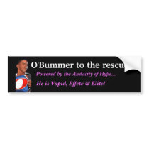 O'Bummer to the Rescue: Vapid, Effete, Elite Bumper Sticker