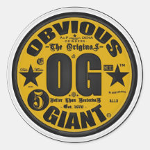 OBVIOUS LOGO copy Sticker
