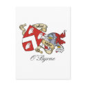 O'Byrne Family Crest postcards