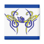 oc1 wahine  outrigger canoe paddler refrigerator magnet