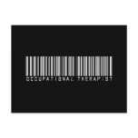 Occupational Therapist Bar Code postcards