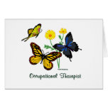 Occupational Therapist Butterflies Cards