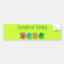 Occupational Therapist Gifts Bumper Stickers