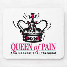 Occupational Therapist - Queen of Pain Mouse Pad