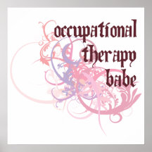 Occupational Therapy Babe Print