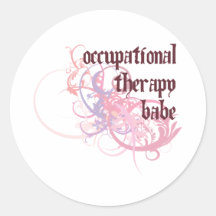 Occupational Therapy Babe Sticker