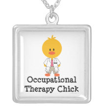 Occupational Therapy Chick Necklace