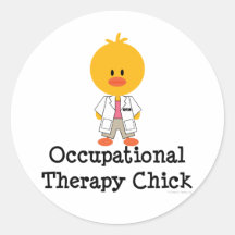 Occupational Therapy Chick Stickers