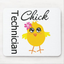 Occupations Chick Technician Mousepad