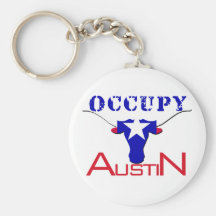 Occupy Austin Keychains
