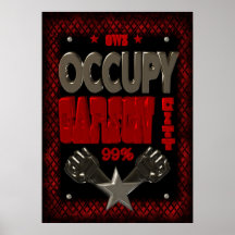 Occupy Carson City OWS protest 99 strong poster