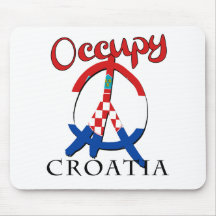 Occupy Croatia Mouse Pads