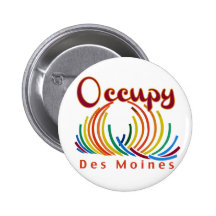 Occupy Des Moines Buttons