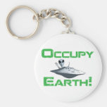 Occupy Earth! Keychain