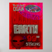 Occupy Earth protest 99 percent strong Posters