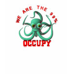 Occupy Octopus woman's long sleeve tshirt