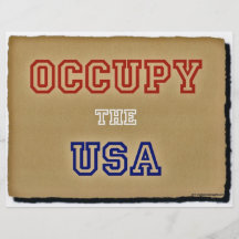 Occupy The USA Personalized Flyer