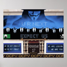 Occupy Wall Street - Anonymous Poster