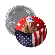 OCCUPY WALL STREET POLITICAL BUTTON