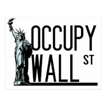 Occupy Wall Street -Statue of Liberty Post Cards
