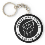 Occupy Wall Street, We Are The 99% Keychains