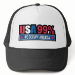 Occupy Wall Street ... We Are The 99% Percent hats