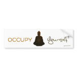 Occupy Yourself Bumper Stickers
